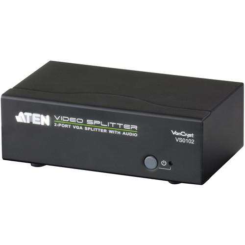 ATEN  4-Port VGA Splitter with Audio VS0104, ATEN, 4-Port, VGA, Splitter, with, Audio, VS0104, Video