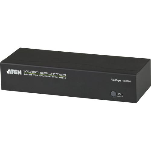 ATEN  4-Port VGA Splitter with Audio VS0104