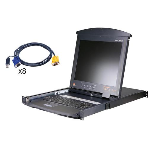 ATEN ATKL9108MUKT KVM Kit with Eight Cables KL9108MUKIT, ATEN, ATKL9108MUKT, KVM, Kit, with, Eight, Cables, KL9108MUKIT,