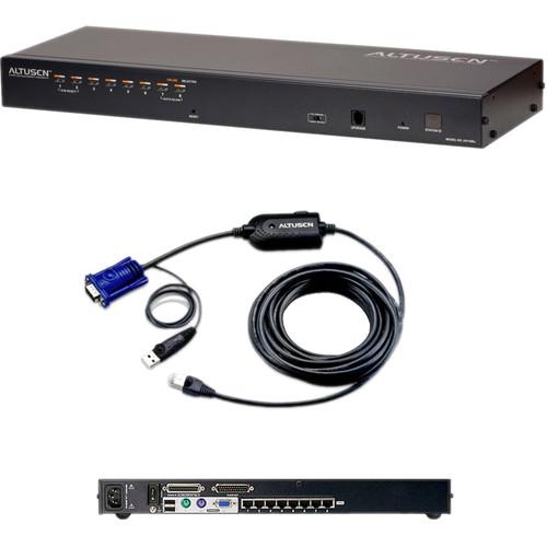 ATEN KH1508AUKIT 8-port Cat 5 High-Density KVM KH1508AUKIT