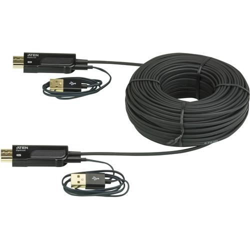 ATEN VE873 HDMI Active Optical Cable (98.4 ft) VE873, ATEN, VE873, HDMI, Active, Optical, Cable, 98.4, ft, VE873,