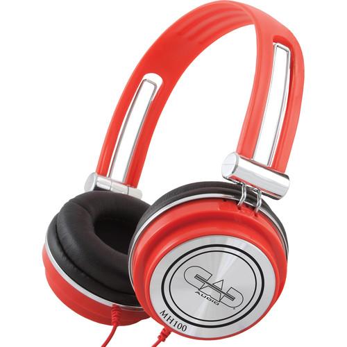 CAD  MH100 Studio Headphones (Red) MH100R, CAD, MH100, Studio, Headphones, Red, MH100R, Video
