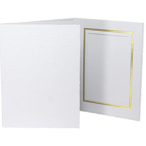 Collector's Gallery Classic White Folder with Gold PF551045.BH25