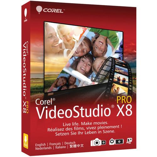 Corel  VideoStudio Pro X8 (Download) ESDVSPRX8ML