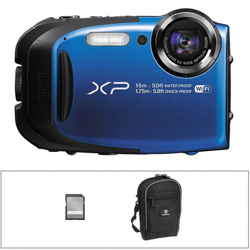 Fujifilm FinePix XP80 Digital Camera Basic Kit (Blue), Fujifilm, FinePix, XP80, Digital, Camera, Basic, Kit, Blue,