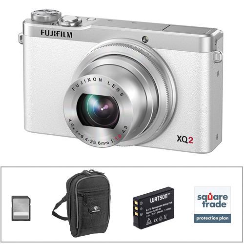 Fujifilm  XQ2 Digital Camera Deluxe Kit (White), Fujifilm, XQ2, Digital, Camera, Deluxe, Kit, White, , Video