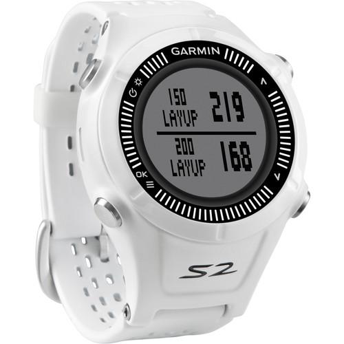 Garmin Approach S2 GPS Golf Watch (White/Gray) 010-01139-00
