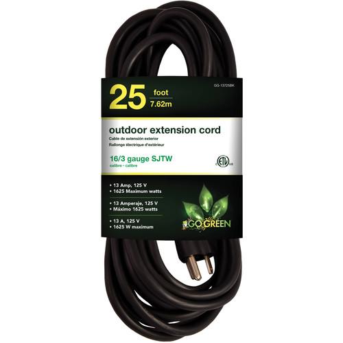 Go Green 10A 125V Outdoor Extension Cord (100', Orange) GG-13700