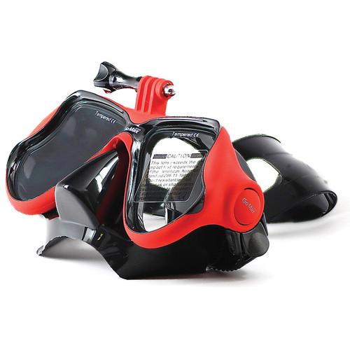 GoMax GoPro Scuba Diving Mask (Red) GMX-MASK01-RED