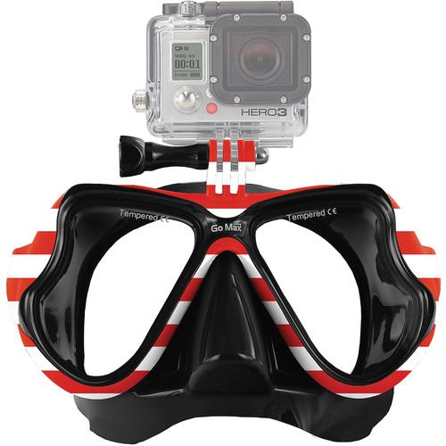 GoMax GoPro Scuba Diving Mask (Red) GMX-MASK01-RED