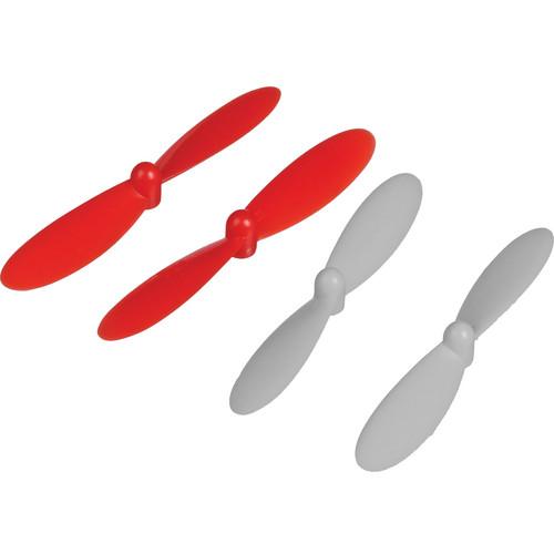 HUBSAN Set of Four Replacement Props for X4 Quadcopters H107D-B2, HUBSAN, Set, of, Four, Replacement, Props, X4, Quadcopters, H107D-B2