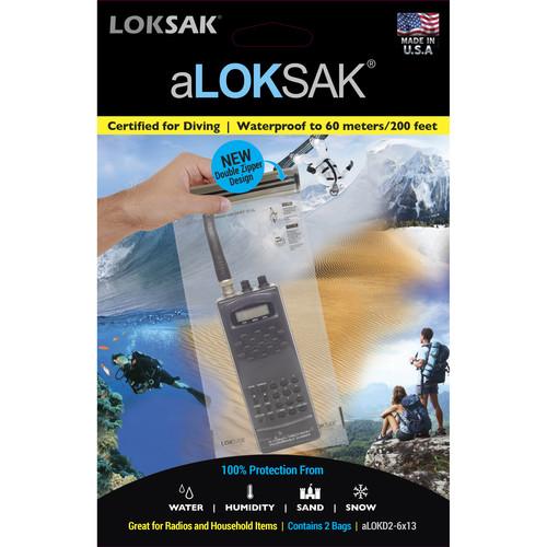 LOKSAK aLOKSAK Waterproof Bags - 5 x 4