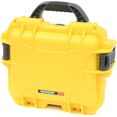 Nanuk 905 Case with Padded Dividers (Yellow) 905-2004