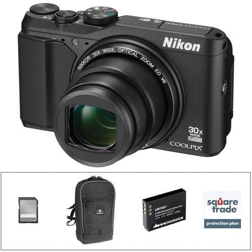 Nikon Nikon COOLPIX S9900 Digital Camera Deluxe Kit (Black)