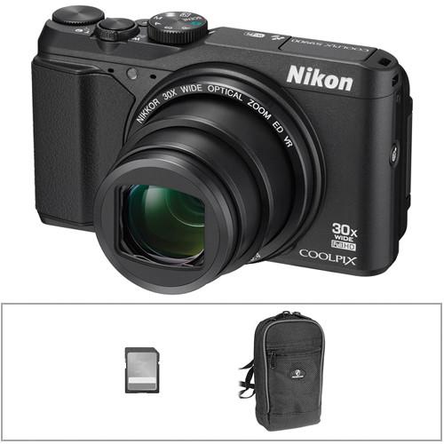 Nikon Nikon COOLPIX S9900 Digital Camera Deluxe Kit (Black), Nikon, Nikon, COOLPIX, S9900, Digital, Camera, Deluxe, Kit, Black,