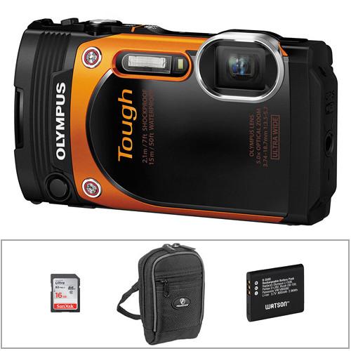 Olympus Stylus Tough TG-860 Digital Camera Basic Kit (Black)