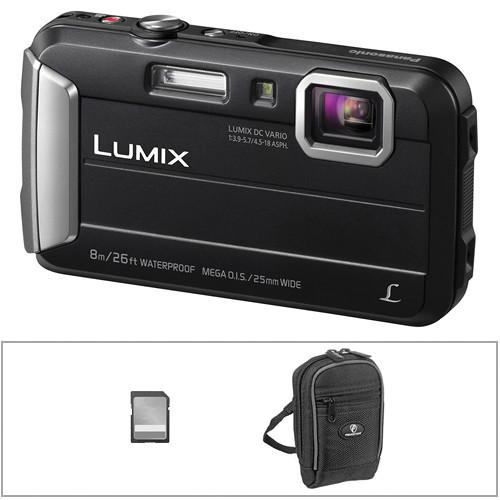 Panasonic Lumix DMC-TS30 Digital Camera Basic Kit (Blue)