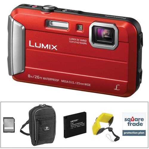 Panasonic Lumix DMC-TS30 Digital Camera Deluxe Kit (Blue), Panasonic, Lumix, DMC-TS30, Digital, Camera, Deluxe, Kit, Blue,