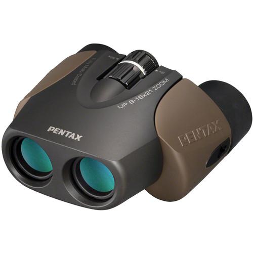 Pentax 8-16x21 U-Series UP Binocular (Brown) 61962, Pentax, 8-16x21, U-Series, UP, Binocular, Brown, 61962,