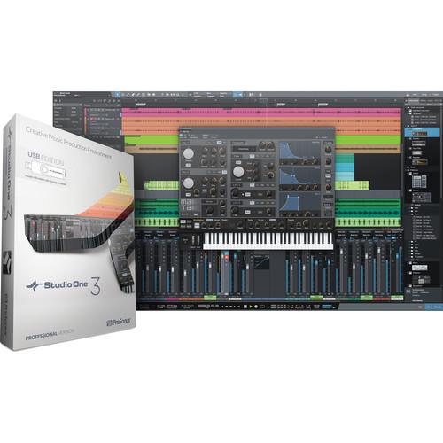 PreSonus Studio One 3 Professional - Audio S1 PROF3.0 DNLD VBOX, PreSonus, Studio, One, 3, Professional, Audio, S1, PROF3.0, DNLD, VBOX