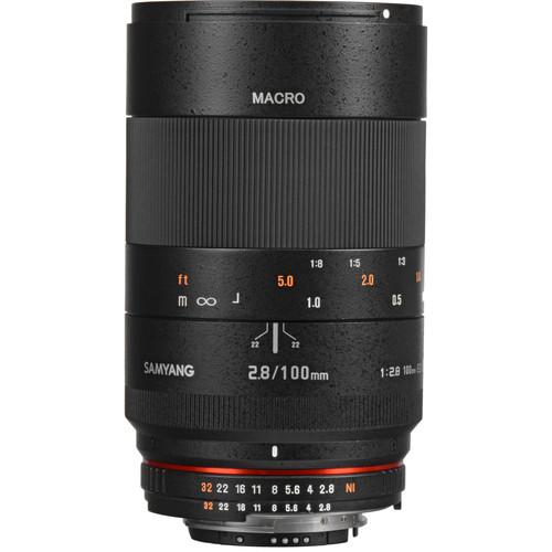 Samyang 100mm f/2.8 ED UMC Macro Lens for Nikon F SY100M-N, Samyang, 100mm, f/2.8, ED, UMC, Macro, Lens, Nikon, F, SY100M-N,