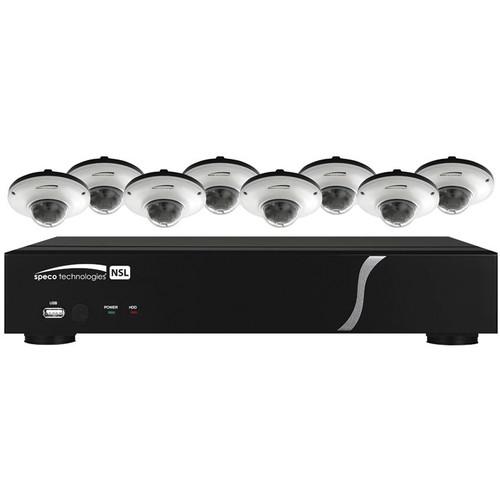 Speco Technologies 8-Channel NVR with 4 White ZIPL84D2