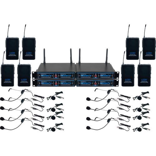 VocoPro UDH-PLAY 4 - Four-Channel UHF/DSP Hybrid UDH-PLAY-4