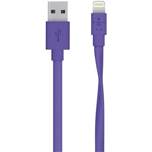 Belkin MIXIT Flat Lightning to USB Cable F8J148BT04-PUR