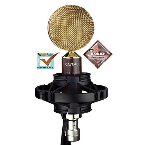 Cascade Microphones FAT HEAD II Ribbon Microphone 99-GL, Cascade, Microphones, FAT, HEAD, II, Ribbon, Microphone, 99-GL,