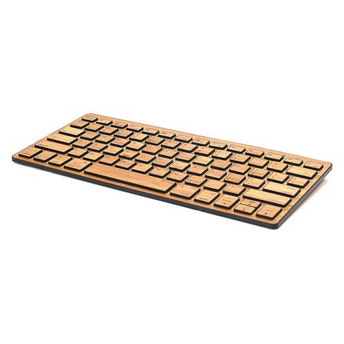Impecca Bamboo Bluetooth Compact Wireless Keyboard KBB78BTB