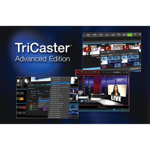 NewTek TriCaster Advanced Edition Software FG-001082-R001, NewTek, TriCaster, Advanced, Edition, Software, FG-001082-R001,