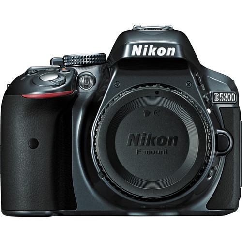 Nikon D5300 DSLR Camera with 18-55mm Lens (Gray) 1524, Nikon, D5300, DSLR, Camera, with, 18-55mm, Lens, Gray, 1524,