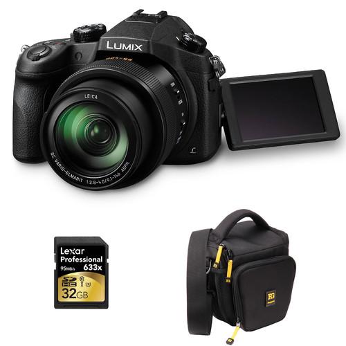 Panasonic Lumix DMC-FZ1000 Digital Camera Basic Kit, Panasonic, Lumix, DMC-FZ1000, Digital, Camera, Basic, Kit,