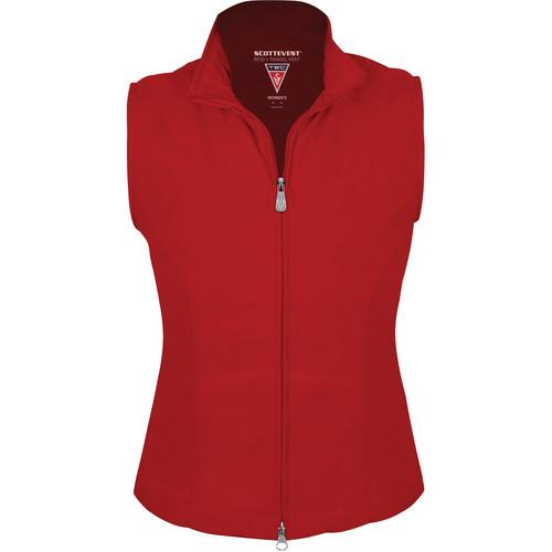 SCOTTeVEST RFID Travel Vest for Women (Small, Red) RVWSR