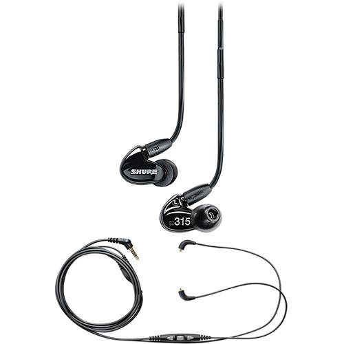 Shure SE315 Sound-Isolating In-Ear Stereo Earphones (Clear), Shure, SE315, Sound-Isolating, In-Ear, Stereo, Earphones, Clear,