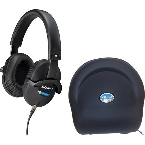 Sony  MDR-7520 Headphones with Carrying Case Kit, Sony, MDR-7520, Headphones, with, Carrying, Case, Kit, Video