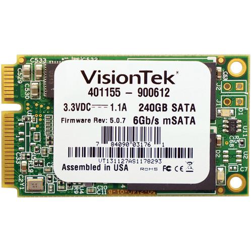 VisionTek mSATA TAA Compliant Solid State Drive (480GB) 900613, VisionTek, mSATA, TAA, Compliant, Solid, State, Drive, 480GB, 900613