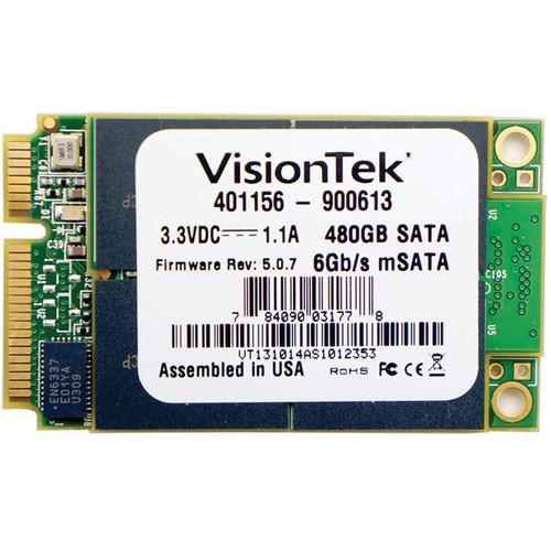 VisionTek mSATA TAA Compliant Solid State Drive (480GB) 900613, VisionTek, mSATA, TAA, Compliant, Solid, State, Drive, 480GB, 900613