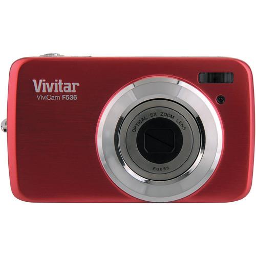 Vivitar ViviCam F536 Digital Camera (Red) VF536-RED