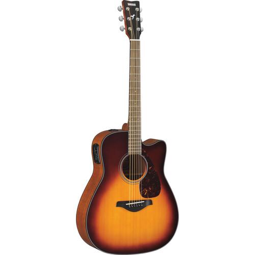 Yamaha FGX700SC Solid-Top Acoustic/Electric Cutaway FGX700SC BS