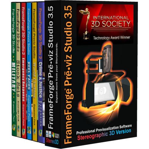 FrameForge Previz Studio 3.5 Stereographic 3D PV3STE-EDU-P, FrameForge, Previz, Studio, 3.5, Stereographic, 3D, PV3STE-EDU-P,