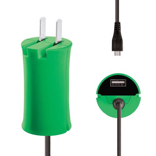 iJOY Micro-USB Wall Charger Set (Turquoise) WCST- MCLT- TUR