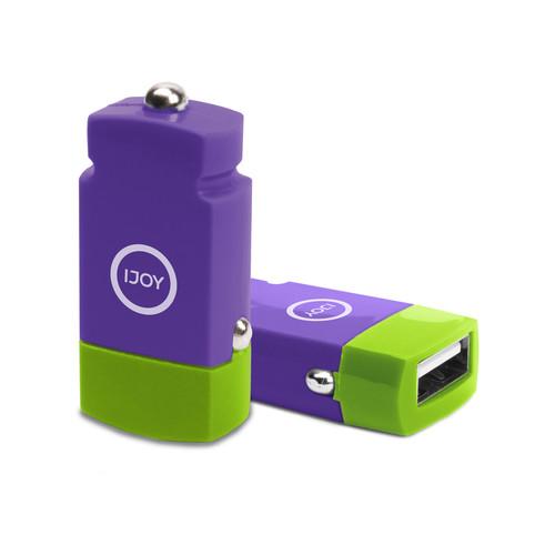 iJOY USB 2.1A Mini Car Charger (Yellow) MINI- YLW