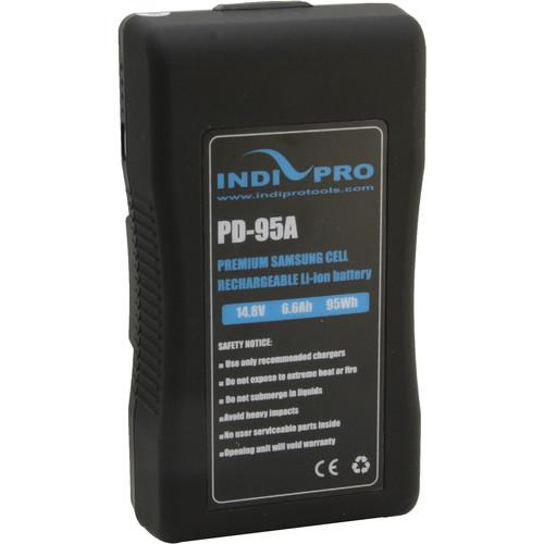 IndiPRO Tools Compact 95Wh V-Mount Li-Ion Battery PD95S, IndiPRO, Tools, Compact, 95Wh, V-Mount, Li-Ion, Battery, PD95S,
