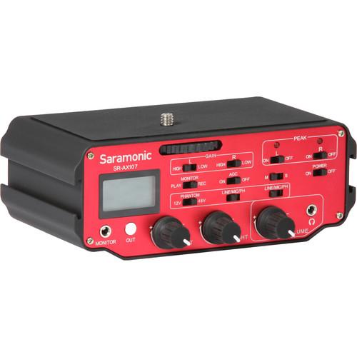 IndiPRO Tools Saramonic SR-AX107 2-Channel XLR Audio SR-AX107