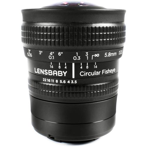 Lensbaby 5.8mm f/3.5 Circular Fisheye Lens for Fujifilm X LBCFEF