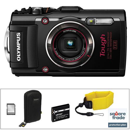 Olympus Stylus TOUGH TG-4 Digital Camera Deluxe Kit (Red)