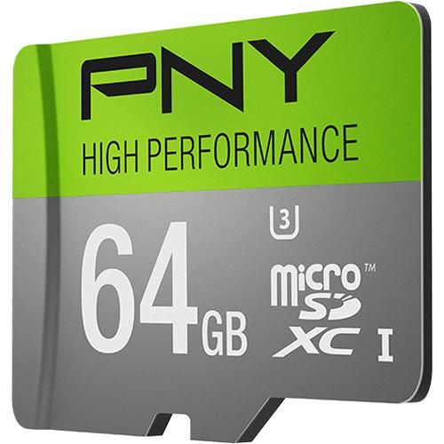 PNY Technologies 64GB High Performance UHS-I P-SDUX64U360G-GE