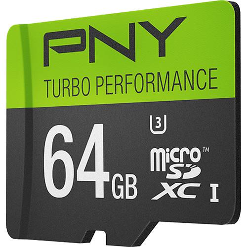 PNY Technologies 64GB Turbo Performance High P-SDUX64U390G-GE, PNY, Technologies, 64GB, Turbo, Performance, High, P-SDUX64U390G-GE