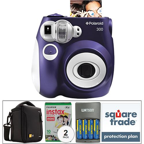 Polaroid Pic-300 Instant Film Camera Basic Kit (Blue), Polaroid, Pic-300, Instant, Film, Camera, Basic, Kit, Blue,